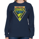 May The Fourth Retro Badge Women's Sweatshirt
