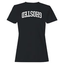 Ghosted Upside Down Bold Lettering Women's T-Shirt