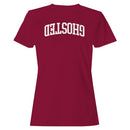 Ghosted Upside Down Bold Lettering Women's T-Shirt