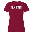 Upside Down Charmed Bold Typography Women's T-Shirt