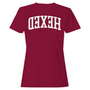 Hexed Bold Arched Typography Women's T-Shirt