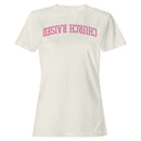 Church Raised Pink Lettering Graphic Women's T-Shirt