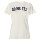 Iced Coffee Vintage Curved Text Women's T-Shirt