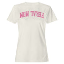 Real Mom Wow Pink Text Women's T-Shirt