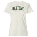 Spirited Slogan Retro Arched Text Women's T-Shirt