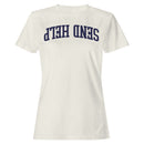 Upside Down Send Help Funny Women's T-Shirt