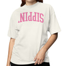 Sippin' Pretty Pink Retro Women's T-Shirt