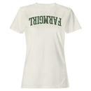 Farmgirl Arched Retro Green Women's T-Shirt
