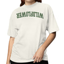 Wildflower Retro Arched Text Graphic Women's T-Shirt