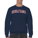 Unfiltered Bold Pink Arch Text Men's Sweatshirt