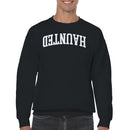 Haunted Gothic Bold Arch Text Men's Sweatshirt