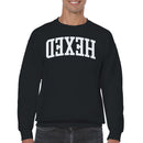 Hexed Bold Arched Typography Men's Sweatshirt