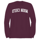 Moon Child Retro Curved Lettering Men's Sweatshirt