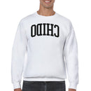 Chido Arched Bold Typography Men's Sweatshirt