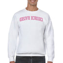 Church Raised Pink Lettering Graphic Men's Sweatshirt