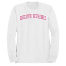 Church Raised Pink Lettering Graphic Men's Sweatshirt