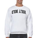 Holy Bold Retro Curved Lettering Men's Sweatshirt