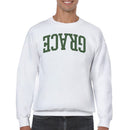 Grace Arched Vintage Bold Lettering Men's Sweatshirt