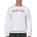 Spell Bound Pink Retro Lettering Men's Sweatshirt
