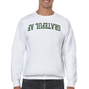 Grateful Af Bold Arched Graphic Men's Sweatshirt