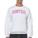 Pink Essentials Mirror Text Men's Sweatshirt