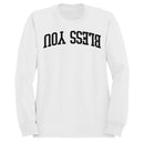 Bless You Bold Arch Typography Men's Sweatshirt