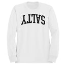 Salty Upside Down Bold Text Men's Sweatshirt