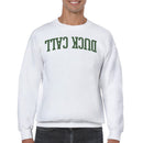 Duck Call Hunting Retro Graphic Men's Sweatshirt