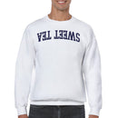 Sweet Tea Curved Vintage Lettering Men's Sweatshirt