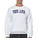Hey Girl Arch Bold Typography Men's Sweatshirt
