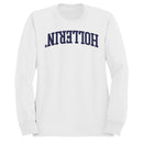 Holterin Retro Arched Lettering Men's Sweatshirt