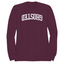 Ghosted Upside Down Bold Lettering Women's Sweatshirt