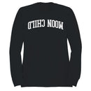Moon Child Retro Curved Lettering Women's Sweatshirt