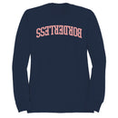 Bordrless Bold Arched Typography Women's Sweatshirt
