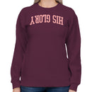 His Glory Christian Faith Women's Sweatshirt