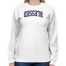 Blessed Arched Bold Typography Women's Sweatshirt