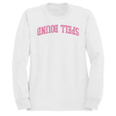Spell Bound Pink Retro Lettering Women's Sweatshirt