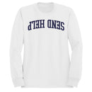 Upside Down Send Help Funny Design Women's Sweatshirt