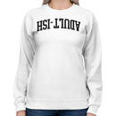 Adult-Ish Vintage Arched Lettering Women's Sweatshirt