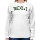 Farmgirl Arched Retro Green Women's Sweatshirt