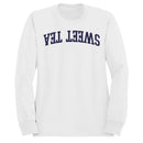Sweet Tea Curved Vintage Lettering Women's Sweatshirt