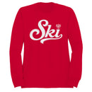 Ski Script Polish Eagle Sign Men's Sweatshirt