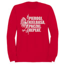 Pierogi Kielbasa Paczki Repeat Men's Sweatshirt