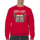 Sto Lat Polish Beer Mugs Men's Sweatshirt