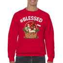 #Blessed Easter Bunny & Lamb Men's Sweatshirt