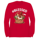 #Blessed Easter Bunny & Lamb Men's Sweatshirt
