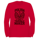 Polish Troublemaker Eagle Crest Men's Sweatshirt
