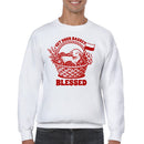 Basket Blessed Easter Lamb Men's Sweatshirt