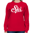 Ski Script Polish Eagle Sign Women's Sweatshirt