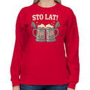 Sto Lat Polish Beer Mugs Women's Sweatshirt